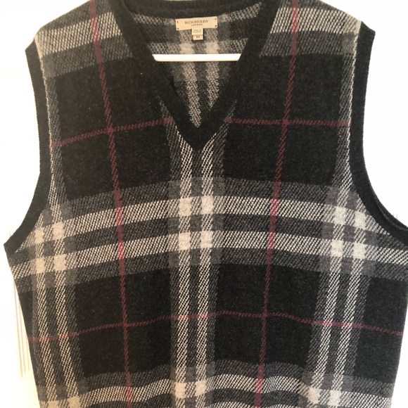 burberry sweater vest